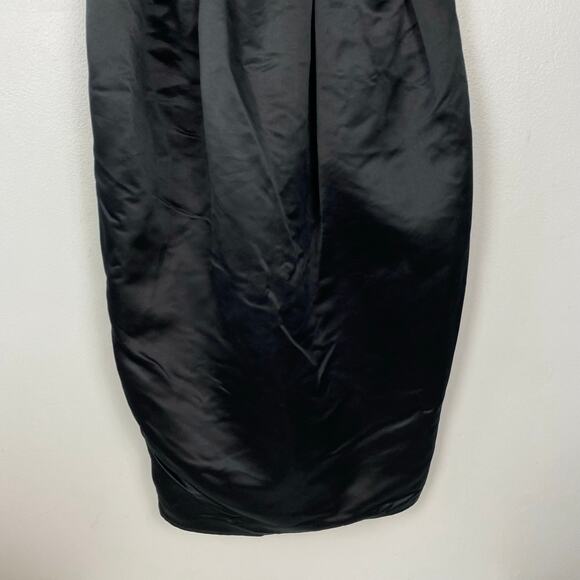 Future Collective Sweetheart Bubble Satin Midi Dress Bustier Elegant Size S - Picture 5 of 12